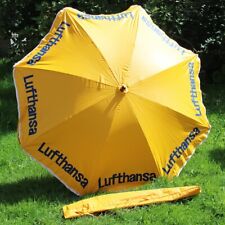 Parasol jaune publicitaire Lufthansa vintage na sprzedaż  Wysyłka do Poland