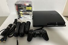 Sony PlayStation 3 Slim Edition 120 GB Bundle - 12 Games & 3 PS3 Controllers. for sale  Shipping to South Africa