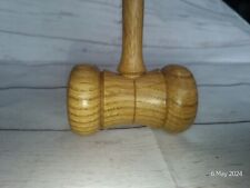 Wooden oak gavel for sale  LOANHEAD