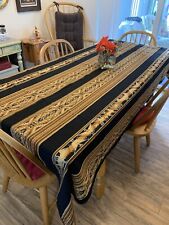 Aztec tablecloth black for sale  Punta Gorda