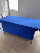 Cubiertas de mesa Spandex 24" mesa redonda de cóctel 6' y 8' rectangulares elásticas - azul segunda mano  Embacar hacia Argentina