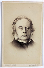JOHN BRIGHT - Político britânico, fotografia CDV antiga, Londres, Inglaterra, década de 1860 comprar usado  Enviando para Brazil