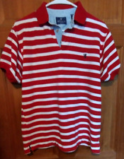 Usado, Camiseta polo regata esporte tamanho médio estilo preppy listrada vermelha branca azul comprar usado  Enviando para Brazil