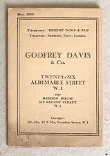 Godfrey davis london for sale  UK