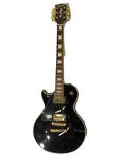 Guitarra Eléctrica Burny Les Paul Modelo Personalizado Negra RLC-60 LH para Zurdos 2010 segunda mano  Embacar hacia Mexico