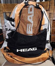 Mochila Head Tour Team tênis badminton raquete bolsa preta laranja usada boa comprar usado  Enviando para Brazil