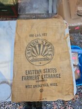 Vintage burlap grain for sale  Mount Holly Springs