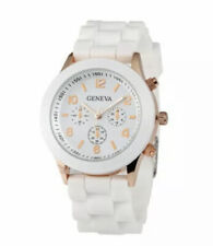 Womens Ladies Mens Kids Sport Wrist Watch WHITE UK Gift for sale  Shipping to South Africa
