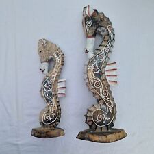 Wooden seahorse sculptures for sale  PERTH