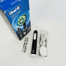 Cepillo de dientes eléctrico recargable Oral-B Pro 1000, negro con sensor de presión, usado segunda mano  Embacar hacia Argentina