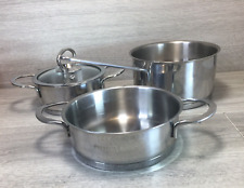 Small saucepans set for sale  EVESHAM