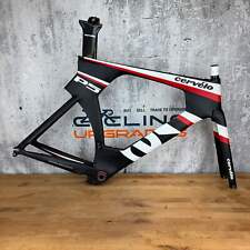 Conjunto de quadros 2012 Cervelo P5 Three UCI 56cm aro freio carbono TT/Triathlon 700c 2633g comprar usado  Enviando para Brazil