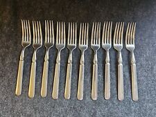 1835 R Wallace 12 DWT Silver Plate Silverware Dinner Forks  - Lot of 10  for sale  Shipping to South Africa