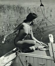 Velero De Colección Mujer Desnuda Años 60 GERHARD VETTER Fotografía Náutica Arte 12x16, usado segunda mano  Embacar hacia Argentina