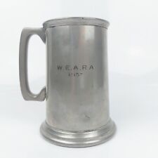 Cameo Pewter Traditional Pint Tankard Rowing "W.E.A.R.A" 1957, used for sale  Shipping to South Africa