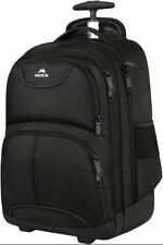 Rolling Carry Backpack MATEIN 17 inch Water Resistant Wheeled Laptop Backpack, used for sale  Shipping to South Africa