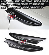 Fits 12-16 Toyota Scion FR-S FRS T Style Front Fender Aero Fin (ABS) for sale  Shipping to South Africa