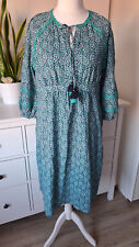 Boden Heidi Jersey Bawełniana sukienka, rozmiar 44 (XXL), UK18L, mięta, boho, przewiewna na sprzedaż  PL