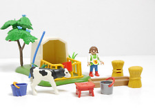 Used, Playmobil Set 5124 FARMER Farm Calf Shelter Retired Cow Stall Pet for sale  Shipping to South Africa