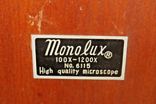 Vintage monolux 100x for sale  Salisbury