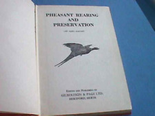 Pheasant rearing preservation for sale  LOWESTOFT