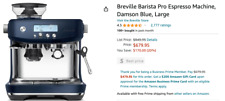 New breville bes878 for sale  Valencia