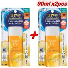 2x Protetor Solar Biore UV Aqua Rich Gel Aquoso Multi Vitamina FPS50+ PA++++ 90 ml. comprar usado  Enviando para Brazil