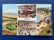 Filey postcard multiview for sale  HITCHIN