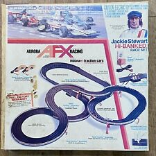 Used, VTG AFX Aurora Racing 2075 Jackie Stewart Hi-Banked HO Scale Slot Car Race Track for sale  Shipping to Canada