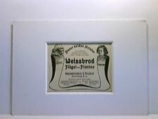 Werbegrafik Weissbrod Flügel oder Pianino, Eisenberg S.-A.; ca. 1904; Keilschnit na sprzedaż  Wysyłka do Poland