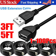 High-Speed USB-USB Extension Cable USB 2.0 Adapter Extender Cord Male/Female LOT for sale  Shipping to South Africa