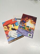 AUTÉNTICO SUPER MARIO 64 - SOLO INSERCIONES Y MANUAL - N64 segunda mano  Embacar hacia Argentina