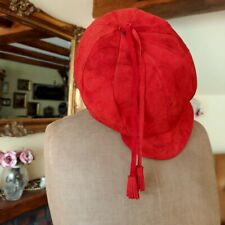 leather baker boy hats for sale  FAREHAM