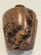 Gorgeous Vintage 5.5” Burl Wood Bud Vase, used for sale  Shipping to South Africa