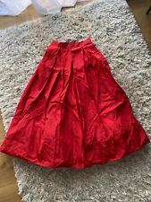 Czerwona jedwabna spódnica wieczorowa, nowa bez metki firmy Ella Singh na sprzedaż  PL