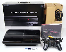 Usado, Console Sony PlayStation 3 PS3 CECHB00 20GB primeiro modelo preto jogo testado F/S comprar usado  Enviando para Brazil