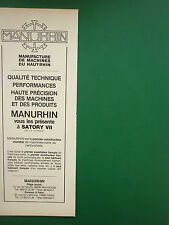 1979 pub manurhin d'occasion  Yport