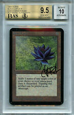  MTG Alpha Black Lotus BGS 9.5 Gem Mint BAS Rush Signed Magic card Amricons 3480 for sale  West Sacramento