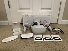 Fone de Ouvido VR All-In-One Meta Oculus Quest 2 128GB Branco -Caixa Aberta - Frete Grátis! comprar usado  Enviando para Brazil