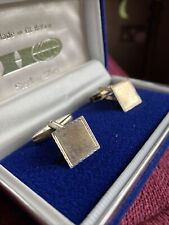solid silver cufflinks for sale  LONDON