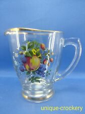 vintage glass water jug for sale  LONDON