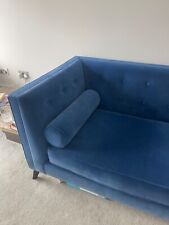 Beautiful blue sofa. for sale  LONDON