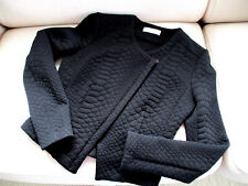 Très jolie Veste courte noire polyester gauffré 98% elastane 2% Camaïeu T 38  d'occasion  Thomery