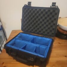 Pelican 1450 Black Hard Case W/Foam & Adjustable Organizer, used for sale  Shipping to South Africa