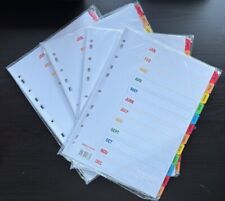 Month dividers pack for sale  PONTYCLUN