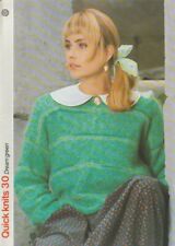 Ladies knitting pattern.quick for sale  ANDOVER