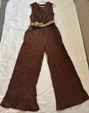 Ladies brown jumpsuit for sale  WILMSLOW