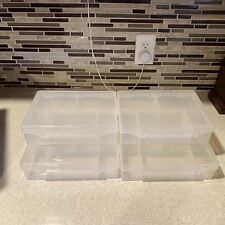 4 plastic storage boxes for sale  Springfield