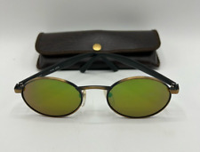 Gafas de sol Revo 962 010 verdes con montura de espejo ovaladas de colección (CT) segunda mano  Embacar hacia Argentina