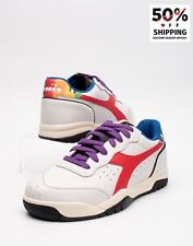 Diadora leather sneakers for sale  Shipping to Ireland